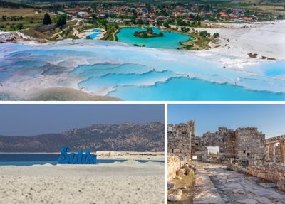 Lac Salda et Pamukkale depuis Alanya