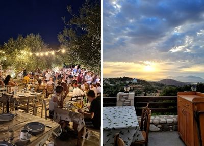 Nuit Grecque à Kos - Coucher de soleil à Zia